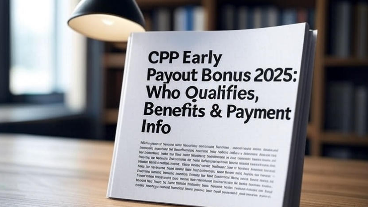 CPP Early Payout Bonus 2025: Who Qualifies, Benefits & Payment Info