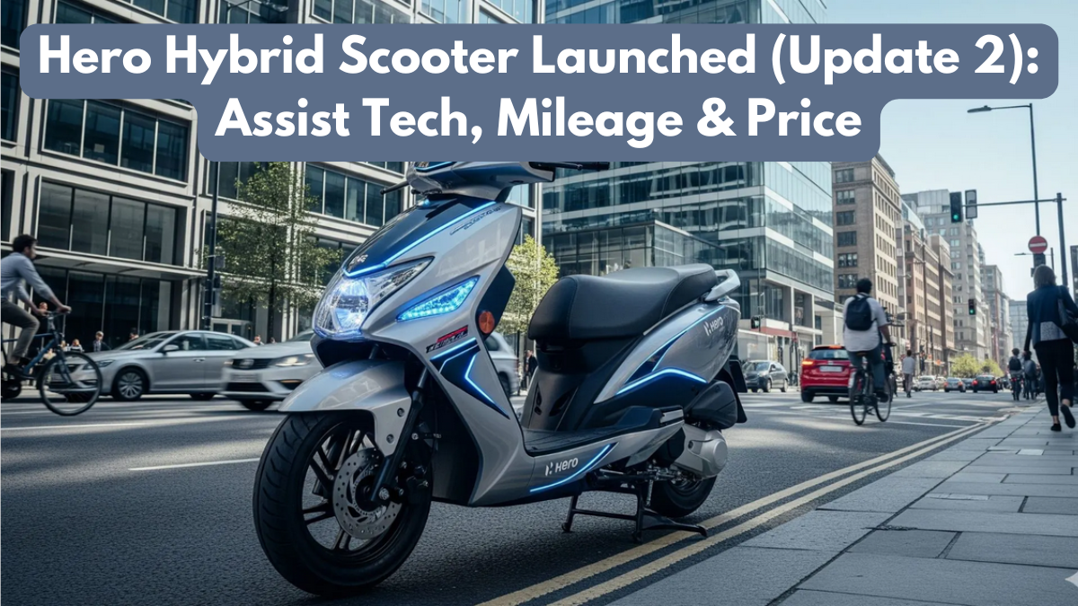 Hero Hybrid Scooter Launched (Update 2): Assist Tech, Mileage & Price