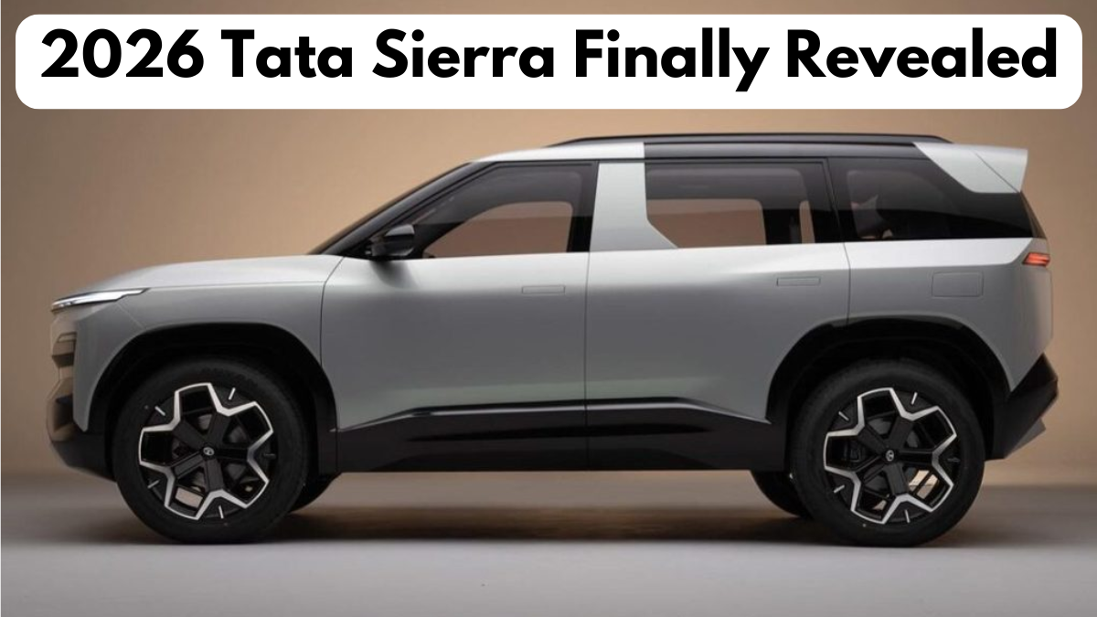 2026 Tata Sierra Finally Revealed: Retro Name, Electric Power & India Launch Plan