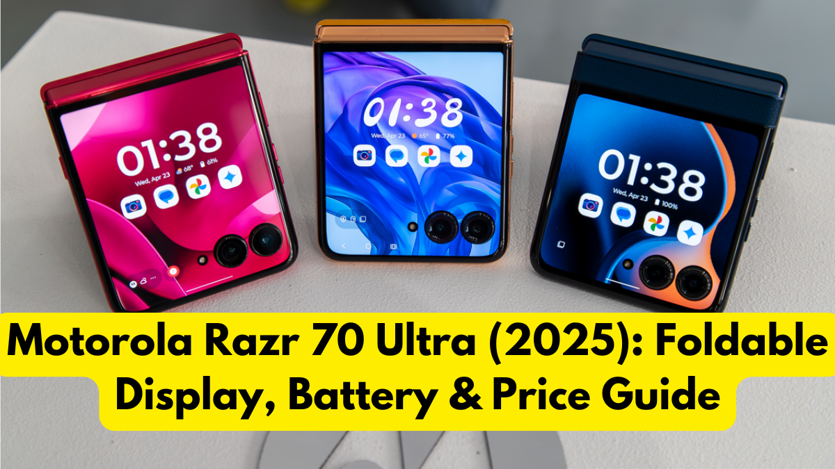 Motorola Razr 70 Ultra (2025): Foldable Display, Battery & Price Guide