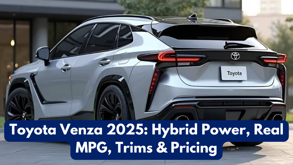 Toyota Venza 2025: Hybrid Power, Real MPG, Trims & Pricing