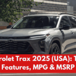 Chevrolet Trax 2025 (USA): Trims, Features, MPG & MSRP