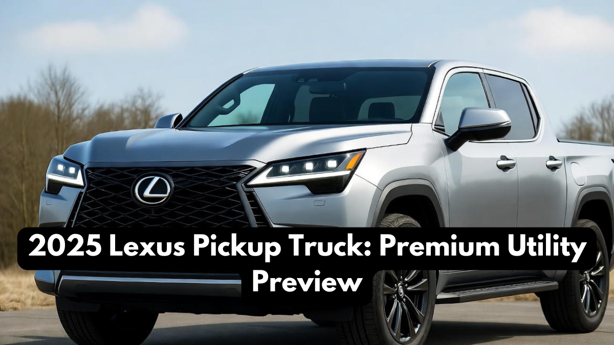 2025 Lexus Pickup Truck: Premium Utility Preview