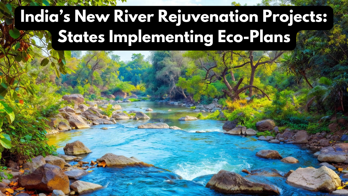 India’s New River Rejuvenation Projects: States Implementing Eco-Plans