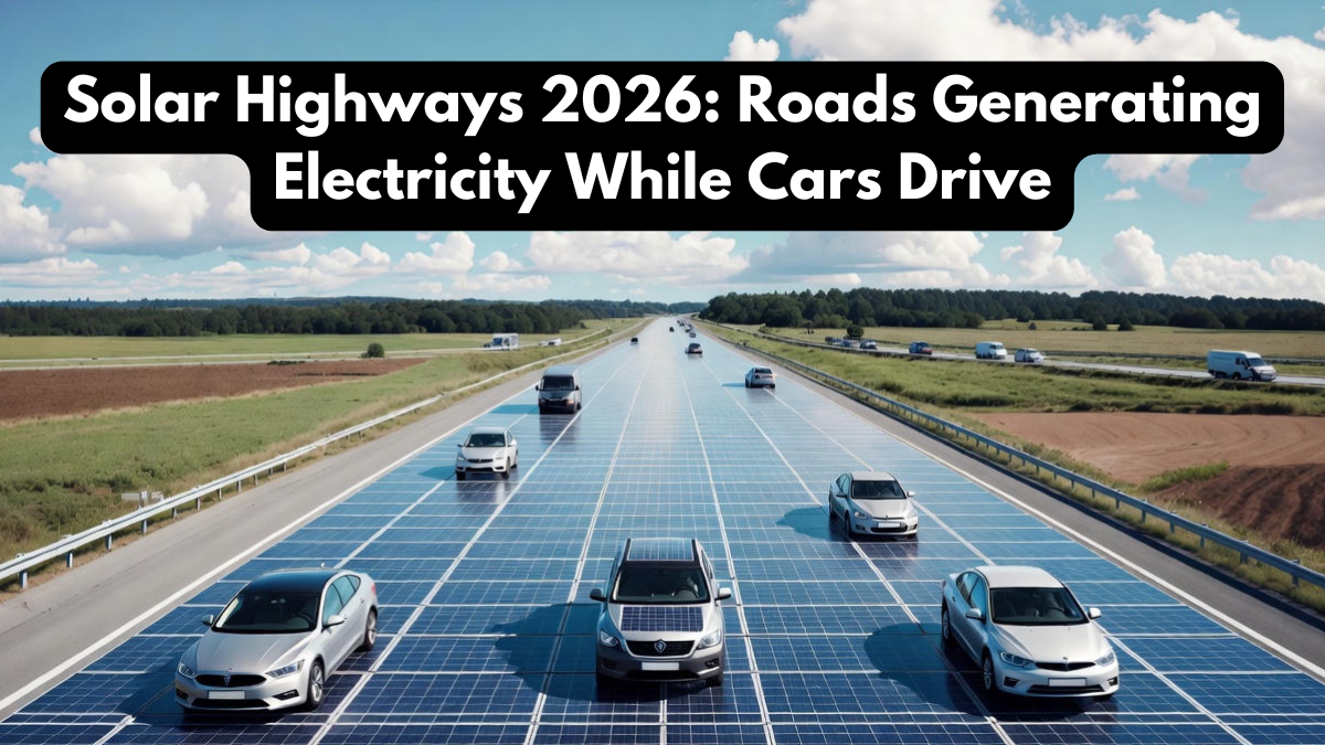 Solar Highways 2026: Roads Generating Electricity While Cars Drive