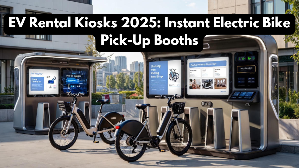 EV Rental Kiosks 2025: Instant Electric Bike Pick-Up Booths