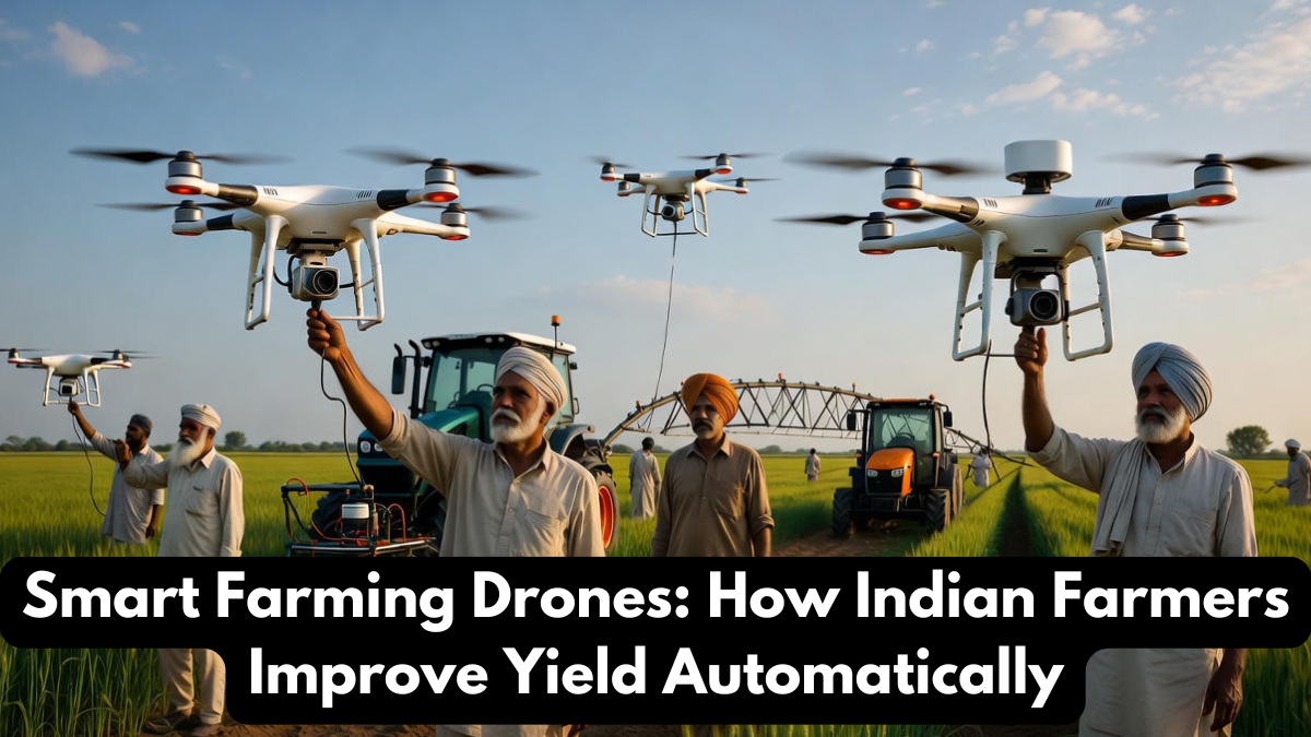 Smart Farming Drones: How Indian Farmers Improve Yield Automatically