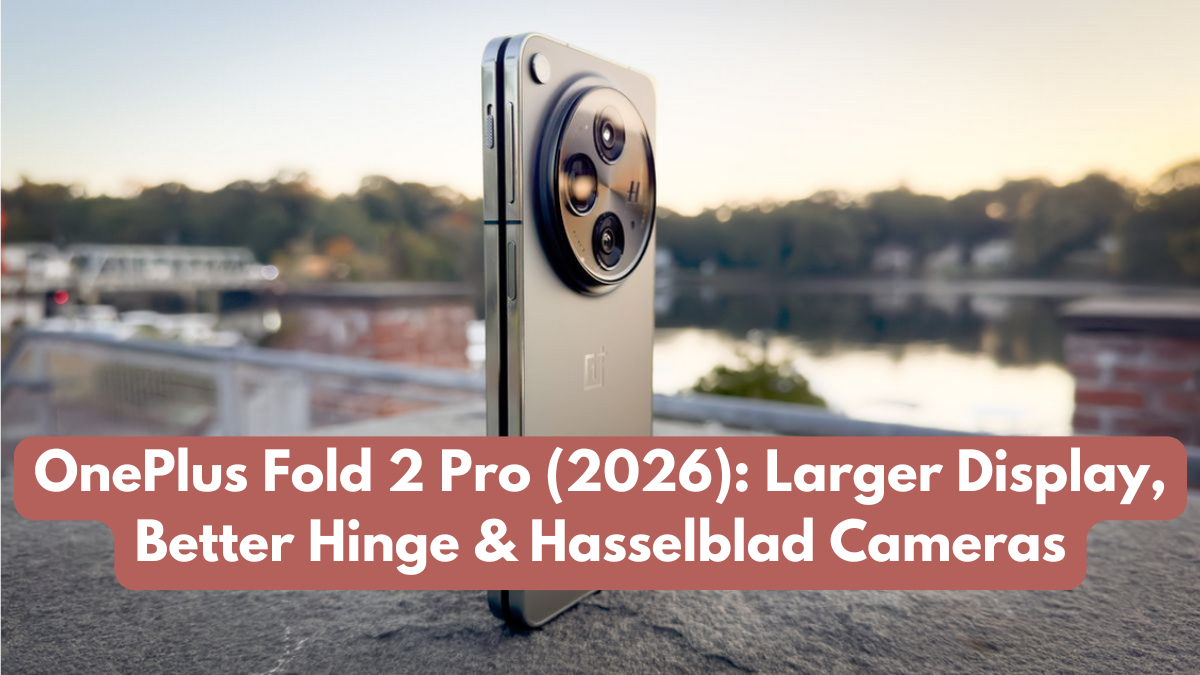 OnePlus Fold 2 Pro (2026): Larger Display, Better Hinge & Hasselblad Cameras