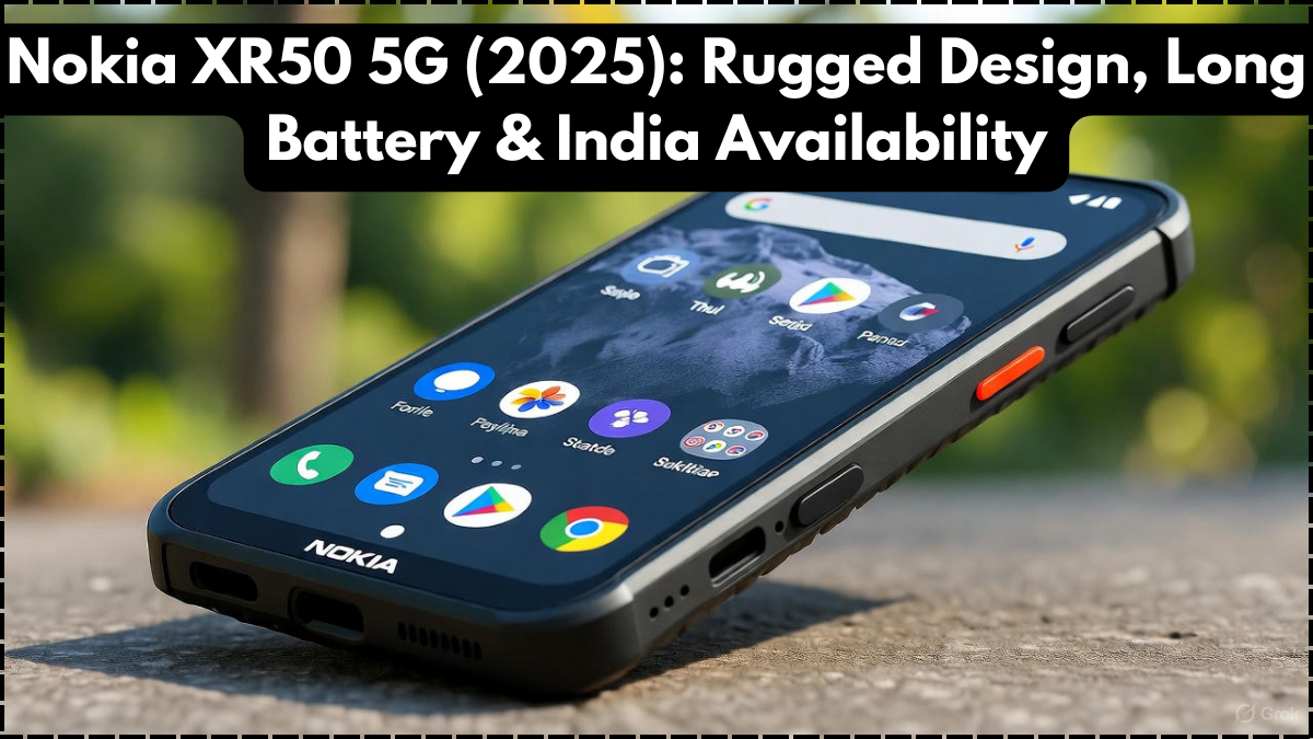 Nokia XR50 5G (2025): Rugged Design, Long Battery & India Availability