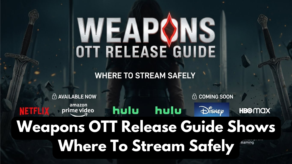 Weapons OTT Release Guide Shows Where To Stream Safely