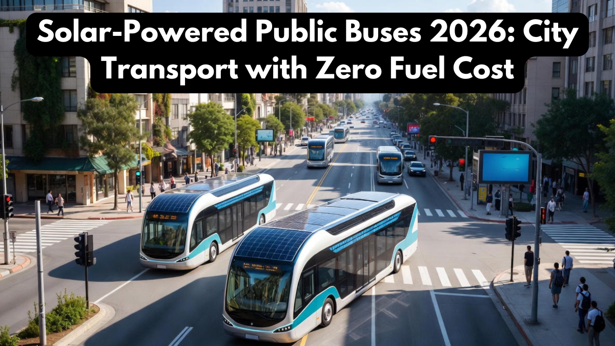 Solar-Powered Public Buses 2026: City Transport with Zero Fuel Cost