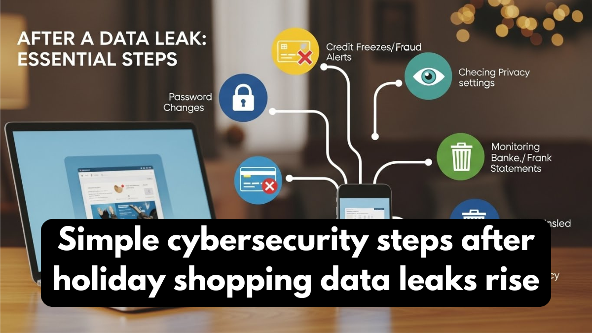 Simple cybersecurity steps after holiday shopping data leaks rise