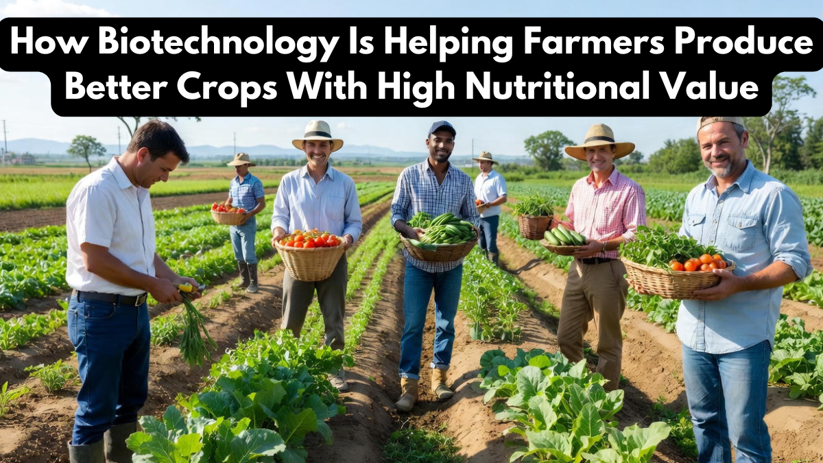 How Biotechnology Is Helping Farmers Produce Better Crops With High Nutritional Value