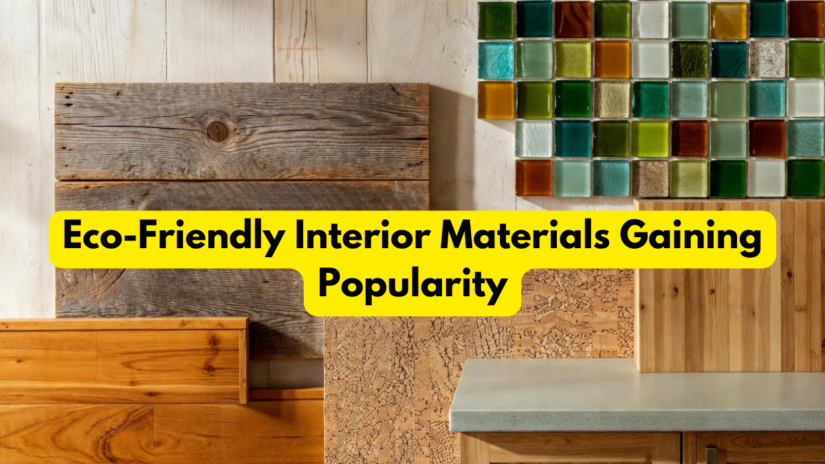 Eco-Friendly Interior Materials Gaining Popularity