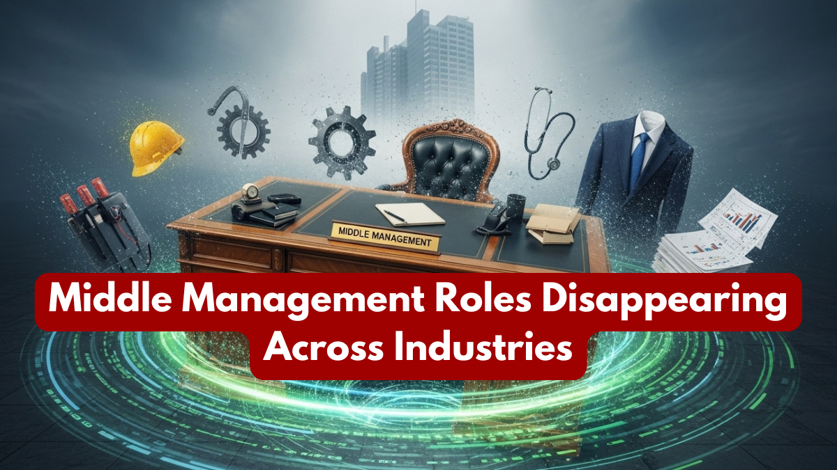 Middle Management Roles Disappearing Across Industries