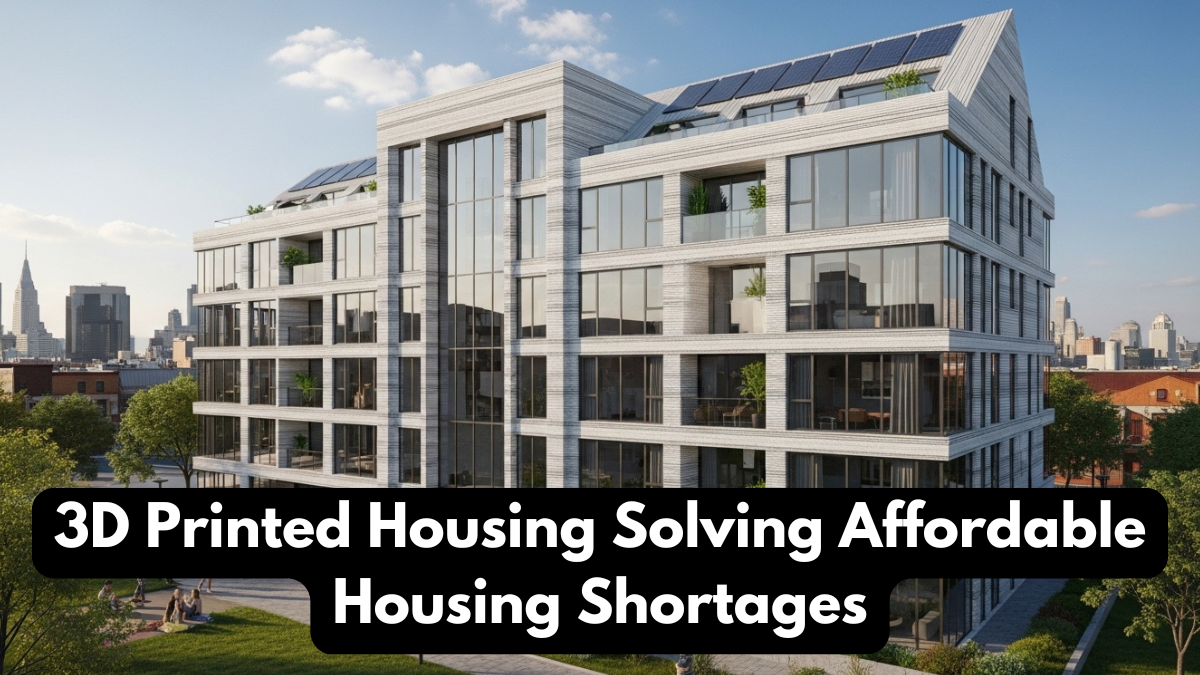 3D Printed Housing Solving Affordable Housing Shortages