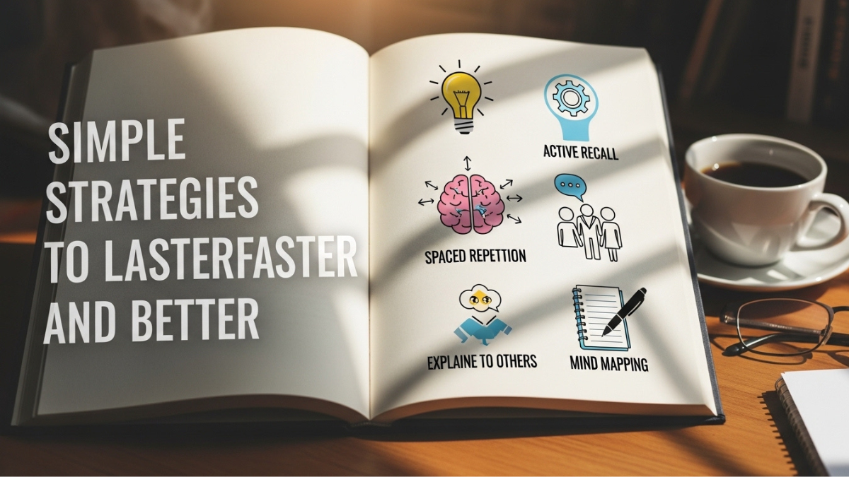 Simple Strategies to Learn Faster and Better