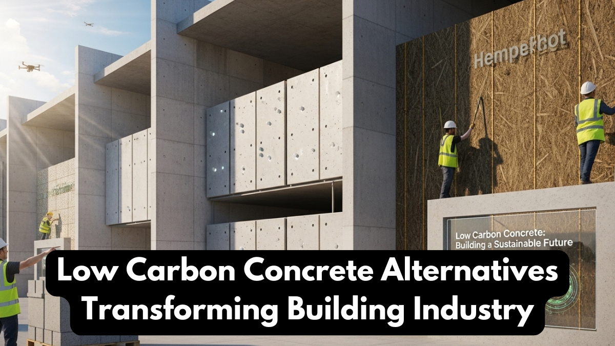Low Carbon Concrete Alternatives Transforming Building Industry