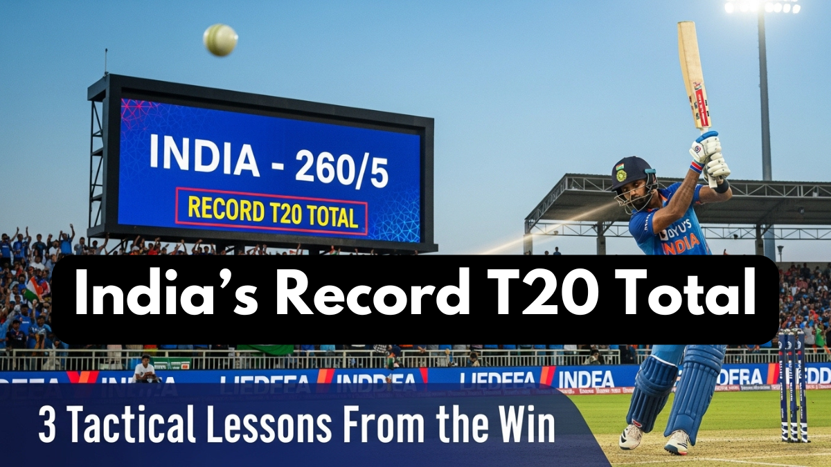 India’s Record T20 Total: 3 Tactical Lessons From the Win
