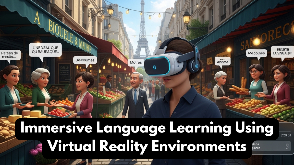 Immersive Language Learning Using Virtual Reality Environments