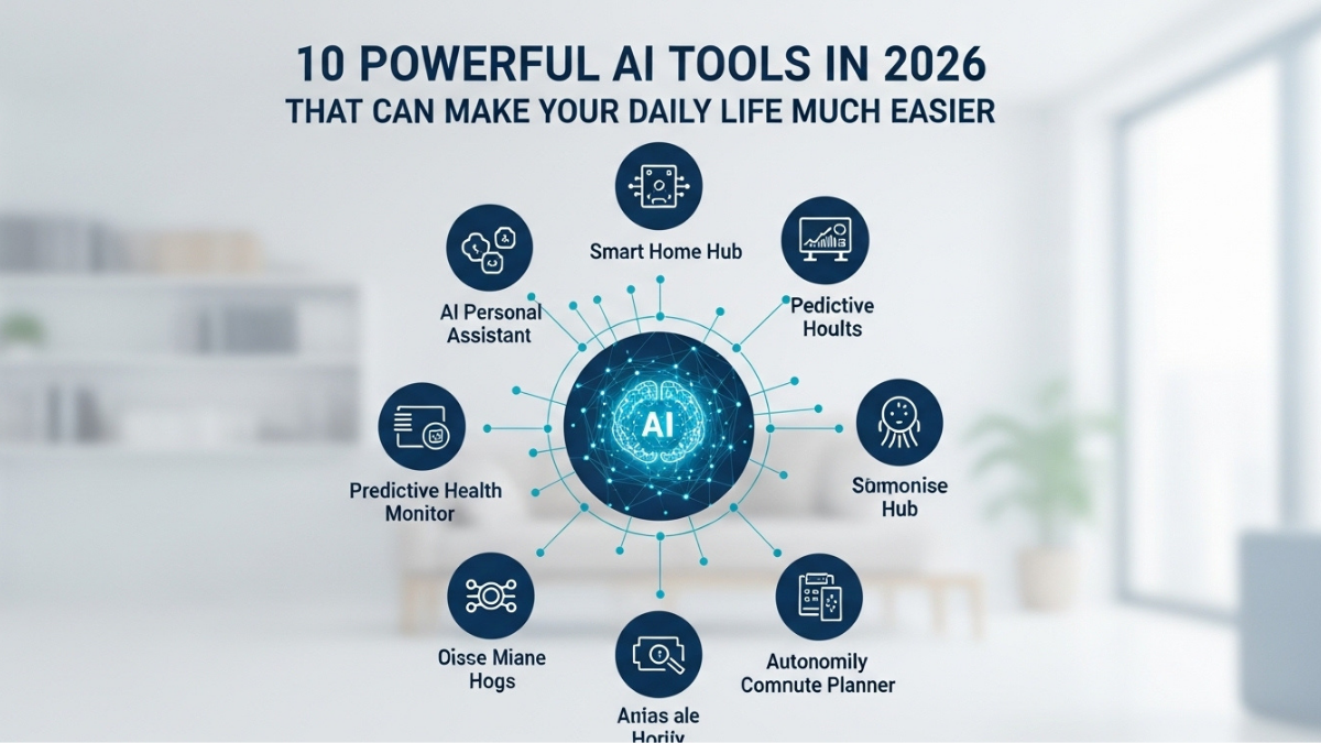 10 Powerful AI Tools in 2026 That Can Make Your Daily Life Much Easier