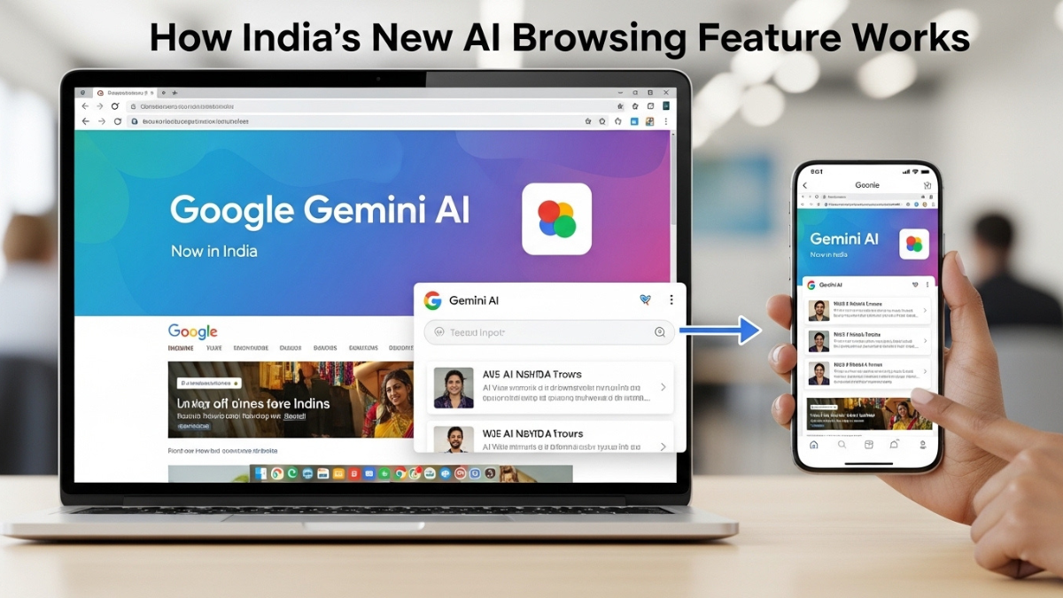 Google Gemini in Chrome: How India’s New AI Browsing Feature Works