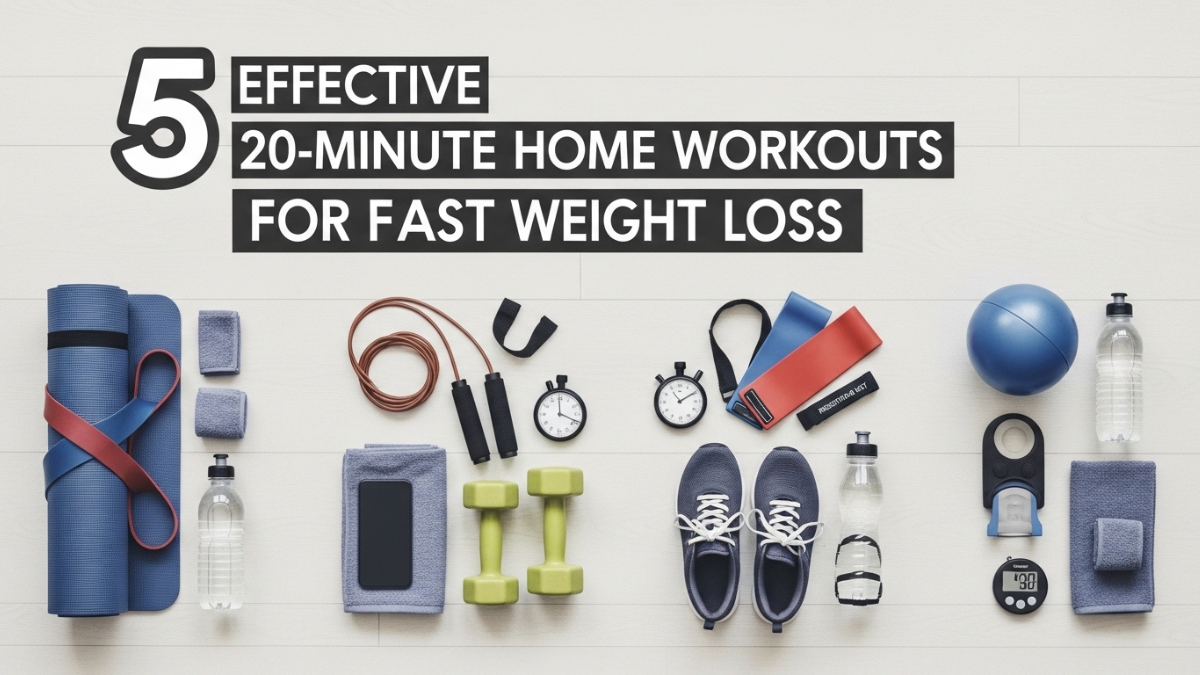 5 Effective 20-Minute Home Workouts for Fast Weight Loss