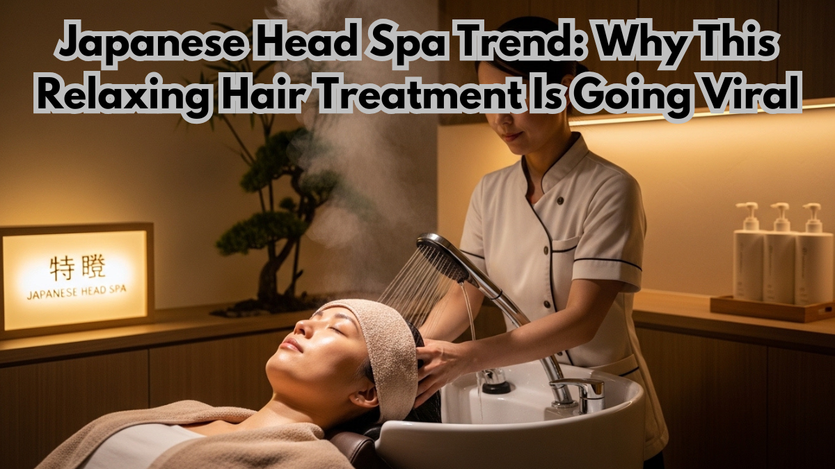 Japanese Head Spa Trend: Why This Relaxing Hair Treatment Is Going Viral