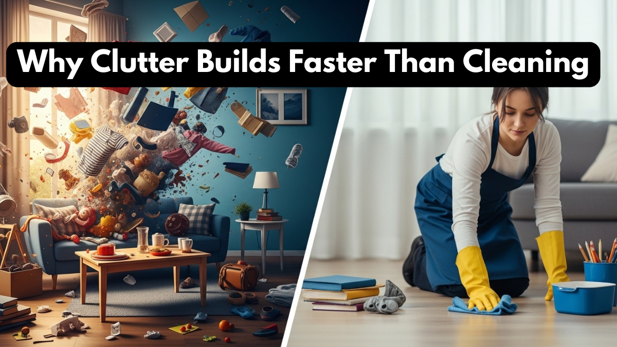 Why Clutter Builds Faster Than Cleaning