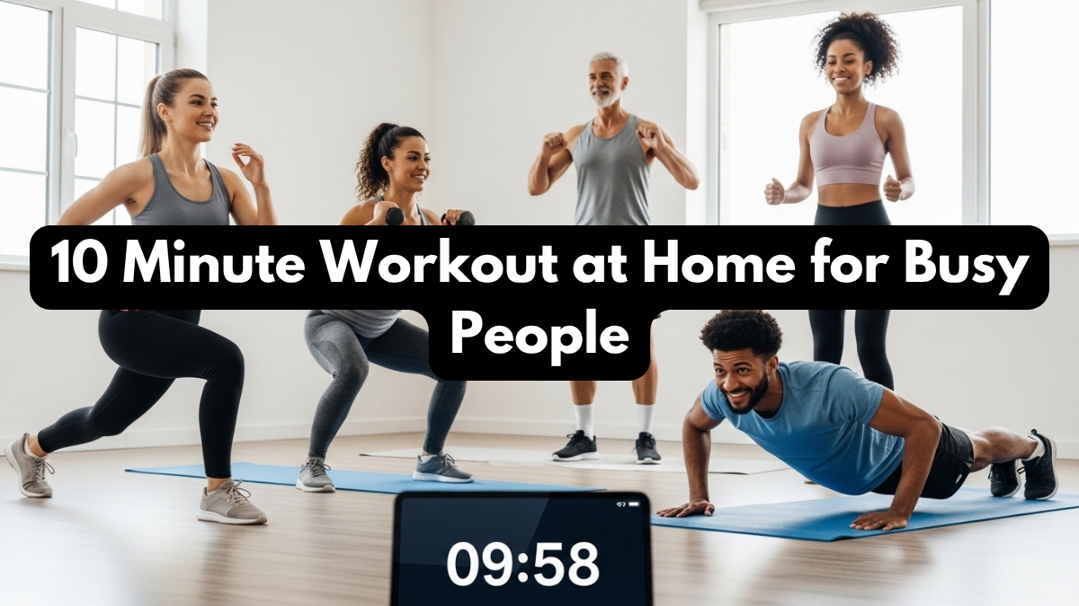 10 Minute Workout at Home for Busy People